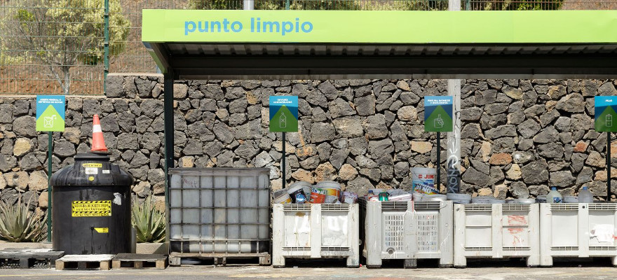 Los puntos limpios de Tenerife recibieron 41,8 millones de kilos de residuos en 2020