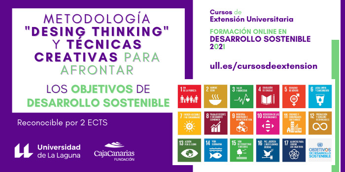 Curso de Extensión Universitaria: "Metodología Design thinking y técnicas creativas para afrontar los Objetivos de Desarrollo Sostenible"