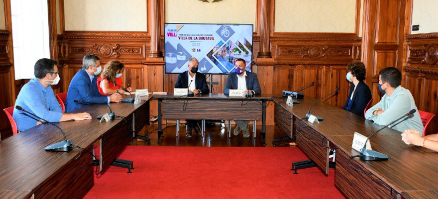 La Orotava firma un convenio con la ULL para la elaboración del Plan de Movilidad Urbana Sostenible