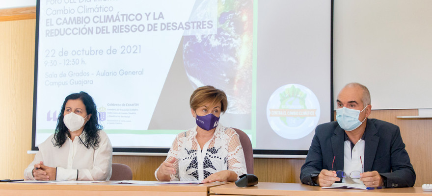 La ULL acoge un foro sobre cómo afronta Canarias los posibles desastres originados por el cambio climático