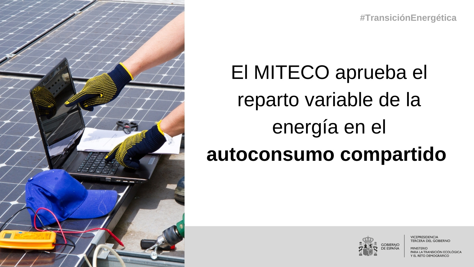 El MITECO aprueba el reparto variable de la energía