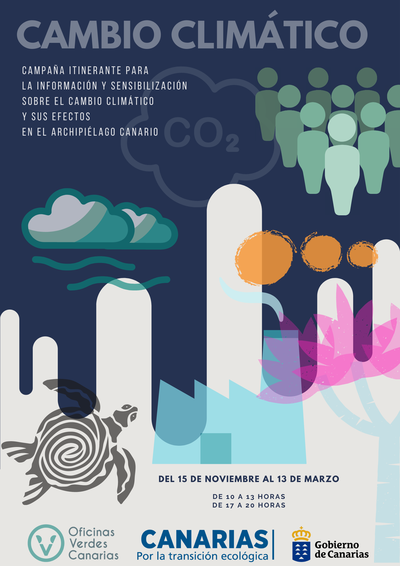 Más de 20 municipios de Canarias se suman a la ‘Campaña Itinerante sobre Cambio Climático’